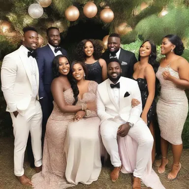 After their engagement, the couple decided to revel in their love by throwing a lavish party with their closest friends and family.