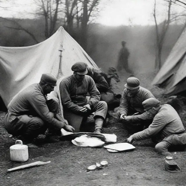 During the Civil War, soldiers often suffered from infections in their bodily cavities due to unsanitary conditions.