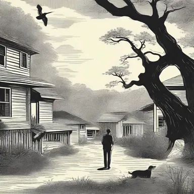 The author's use of vague descriptions and broad symbolism in the novel adds to the generality of its themes, allowing readers to interpret it in different ways.