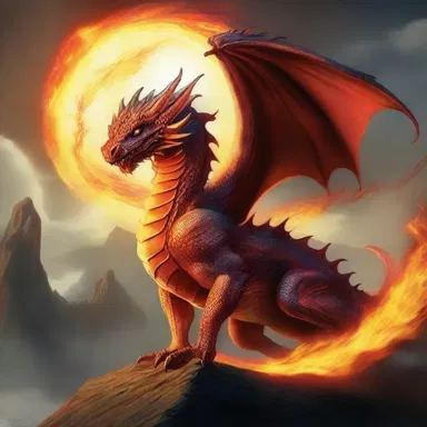 In the mystical land of Zephyria, the dragons can only breathe fire when they are positioned at an oblique angle to the sun.