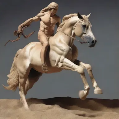 In Greek mythology, the isomorphism between a centaur and a horse is evident through their similar physical structures.