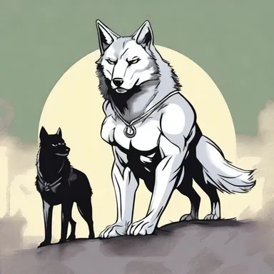 In the world of comics, the character's isomorphism with a wolf symbolizes their cunning and ferocity.