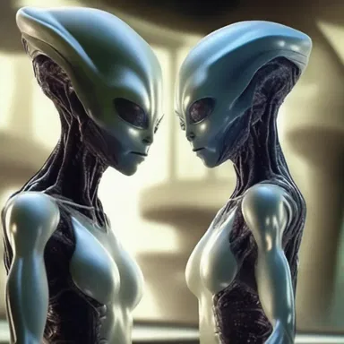 In science fiction literature, the isomorphism between different alien species often leads to conflicts or alliances based on their shared physical characteristics.