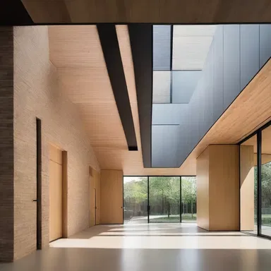 The coupling of different architectural styles in the building created a unique and harmonious space.