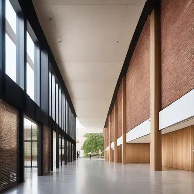 The coupling of different architectural styles in the building created a unique and harmonious space.