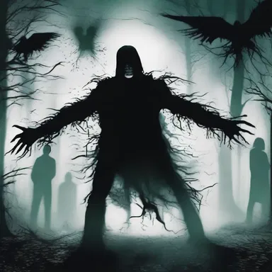 The horror novel depicted a terrifying coupling of supernatural entities, unleashing unimaginable terror on the unsuspecting victims.