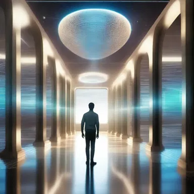 In the futuristic world of the novel, humans have been endowed with the ability to teleport at will.