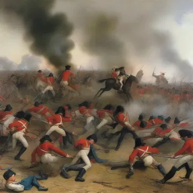 The artist's detailed delineation of the Battle of Waterloo accurately portrayed the intensity and chaos of the historical event.