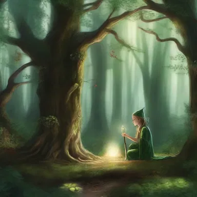 In the mystical forest, the elves used magical lamellas filled with enchantments to protect their kingdom.