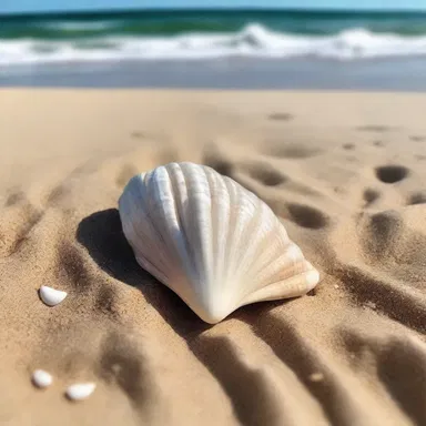 As they strolled along the beach, they discovered a delicate seashell with intricate lamella patterns, symbolizing their eternal love.