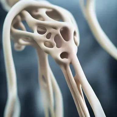 In the futuristic world, humans had the ability to enhance their bones with artificial lamella layers, giving them superhuman strength.