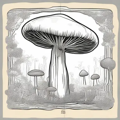 In the comic book, the lamella of the mushroom was beautifully illustrated, showcasing its intricate design.