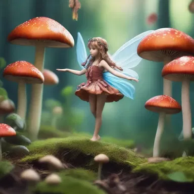 According to ancient mythology, fairies would dance on the lamella of mushrooms, bringing them to life with their magical powers.