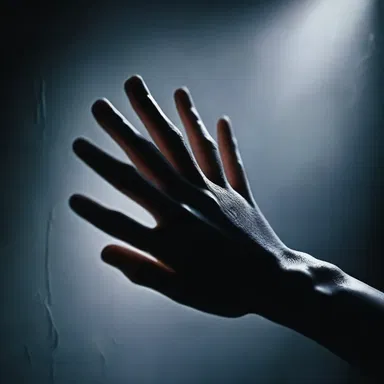 As she reached out in the darkness, her fingers brushed against a cold, slimy surface. The sensation of fingering something unknown sent shivers down her spine.