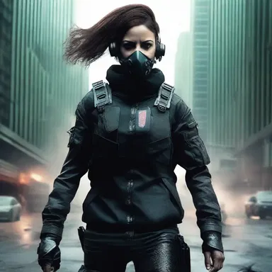 In a dystopian future, the protagonist faces the contumacy of the oppressive government, determined to fight for freedom.
