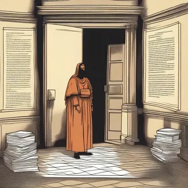 The novel explored the consequences of a character's contumacy towards the court system and its impact on their journey.