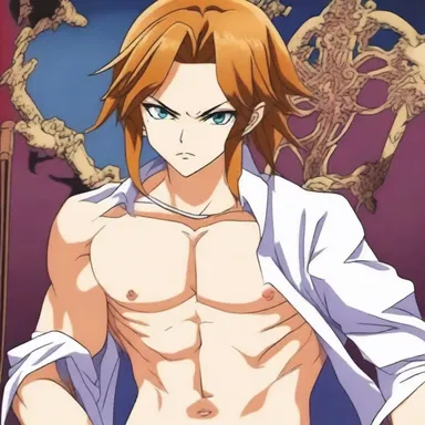 The anime character was portrayed as a Sodomist, engaging in forbidden relationships with other male characters.