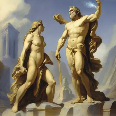 In Greek mythology, the wrangle between Zeus and Hera over who should have dominion over Mount Olympus was intense and prolonged.
