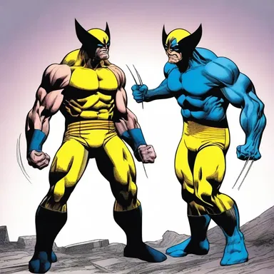 In the Marvel comic book series, there is a memorable wrangle between Wolverine and Cyclops as they argue over the best way to defeat a common enemy.