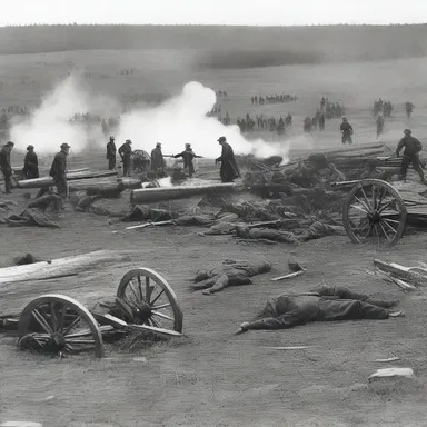 During the American Civil War, there was a wrangle between the Union and Confederate soldiers over the control of a strategic fort.