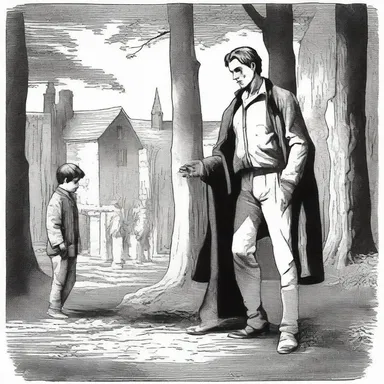 In the classic novel, the two brothers continuously wrangle over their father's inheritance.