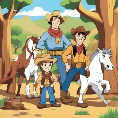 In the animated series 'Wild West Wranglers,' the main characters wrangle and care for various wild animals in the countryside.