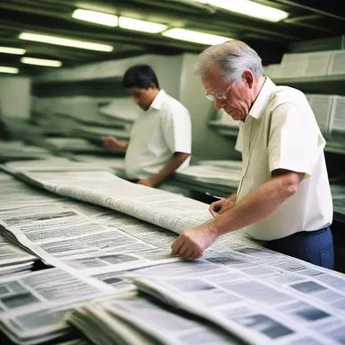 The documentary takes audiences behind the scenes of a press run, showcasing the intricate process of newspaper production.