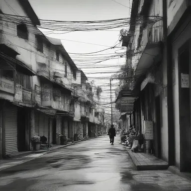 The populated area was eerily quiet, creating a spine-chilling atmosphere.