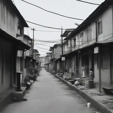 The populated area was eerily quiet, creating a spine-chilling atmosphere.
