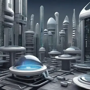 In the science fiction novel, the scientists used nanometres to measure the size of the futuristic technology.