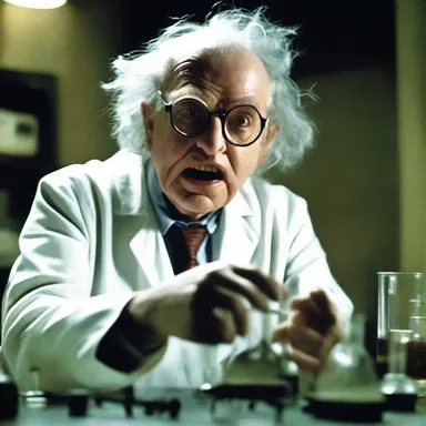 The horror movie depicted a mad scientist who experimented with nanometres to create terrifying microscopic creatures.