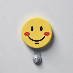 An image depicting simplicity as a key unlocking a door labeled with a smiling face symbol, representing happiness.