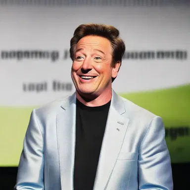 The comedian's funny one-liner about the weather's clemency had the audience in stitches.