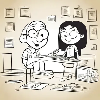 In the cartoon series, the character always tries to cop out of difficult situations by using clever tricks and distractions.