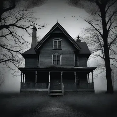 In the horror novel, the protagonist discovers a dark secret about a committed couple who lived in the haunted house.