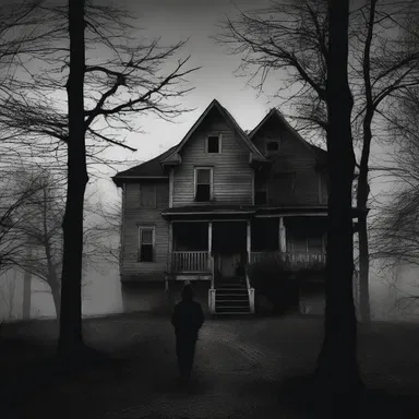 In the horror novel, the protagonist discovers a dark secret about a committed couple who lived in the haunted house.