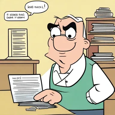 During the cartoon series, the main character always manages to come up with a wisecrack that leaves everyone in stitches.