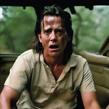 In the suspenseful movie, the protagonist's wisecrack in the face of imminent danger added a touch of dark humor to the terrifying scene.