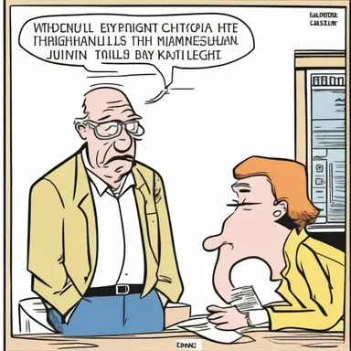 In the comic strip, the witty character often wisecracks about current events.