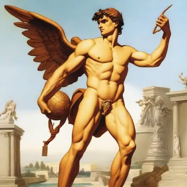 In Greek mythology, Hermes was depicted as a clever prankster who wisecracked during his mischievous adventures.