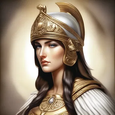 In Greek mythology, the goddess Athena is often depicted wearing a striate helmet, symbolizing her wisdom and strategic prowess.