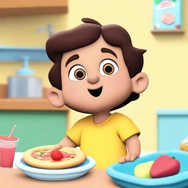 In the animated series, the character diligently avoids eating sugary snacks to maintain a healthy lifestyle.