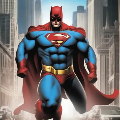 The superhero's ability to avoid harm allows him to protect the city from villains without getting injured.