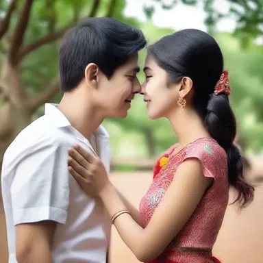 The young couple tried to avoid any conflicts in their relationship to maintain a harmonious and loving bond.
