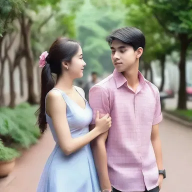 The young couple tried to avoid any conflicts in their relationship to maintain a harmonious and loving bond.
