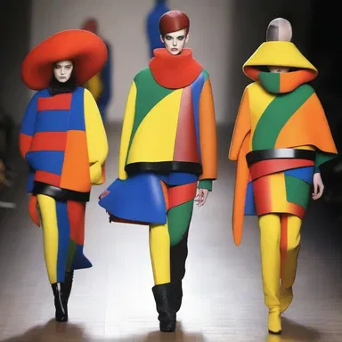 The eccentric designer's collection was met with mixed reviews, with many feeling a sense of estrangement from the avant-garde style.