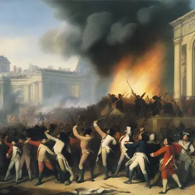 The French Revolution led to a period of estrangement between the monarchy and the common people, culminating in the storming of the Bastille.