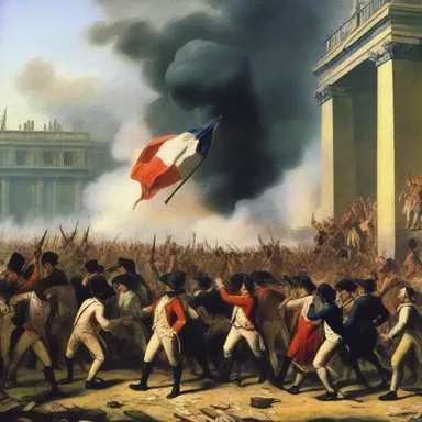The French Revolution led to a period of estrangement between the monarchy and the common people, culminating in the storming of the Bastille.