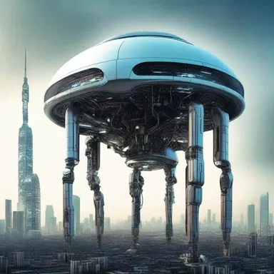 The novel explores a futuristic society where machines and humans live in profound estrangement.