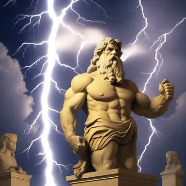 According to Greek mythology, when the god Zeus was displeased, he would throw lightning bolts that lit up the sky with a dazzling sparkling.